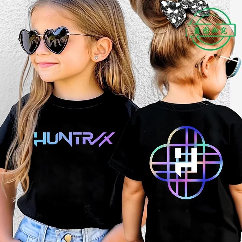 T-Shirts Girls Children's Clothing Summer Cartoon Cute Tiger Pattern Fashion Children's T-shirt Comfortable Short-sleeved Top
