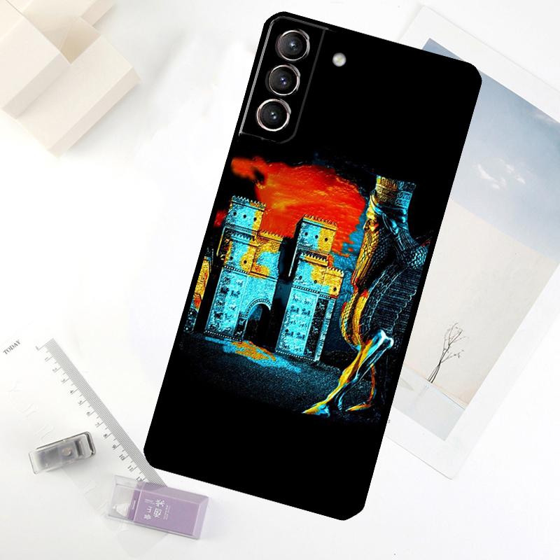 Чехол для телефона Ламассу Ассирийский Крылатый Лев Для Samsung Galaxy S20 FE S21 S22 S23 S24 S25 Ultra S9 S10 S25 Plus S25 FE