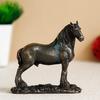 Premium Carved Horse Cold Cast Bronze Resin Decorative Figurine