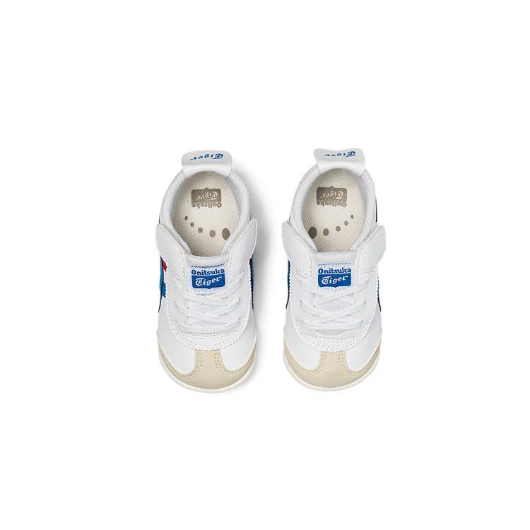 Onitsuka Tiger MEXICO 66 Athleisure Slip Resistant Cushioning Breathable Low top Toddler Shoes Blue Red White 1184A074-100