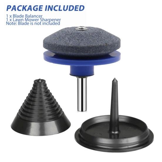 Профессиональная точилка для лезвий, универсальная электрическая точилка для лезвий газонокосилки, балансир, вращающиеся шлифовальные инструменты, аксессуары для газонокосилок