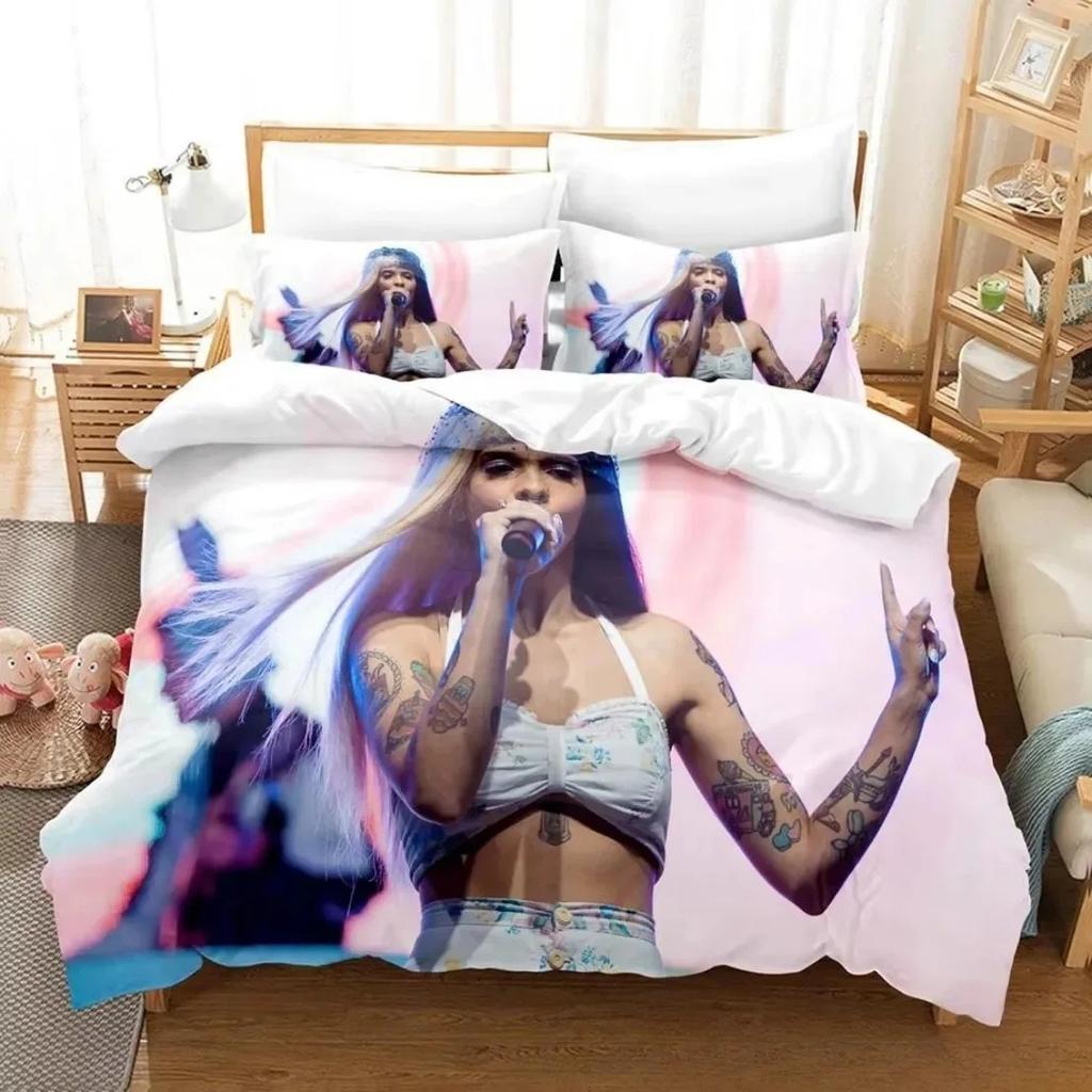 2026 New Exquisite Singer Melanie Martinez Bedding Set, Includes Large and King Size Bedding, Perfect Holiday Gift