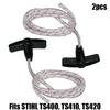 2 шт. Веревки 3,0 мм Ручка Веревка стартера с отдачей TS400 TS410