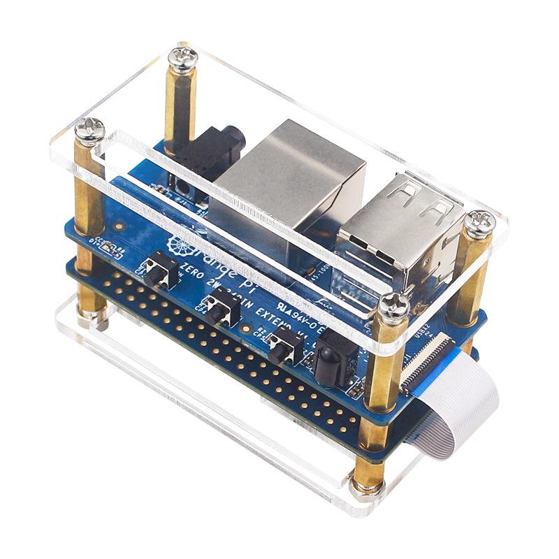 Плата расширения Orange Pi Zero 2W с 100M Ethernet, USB 2.0 и AV-выходом