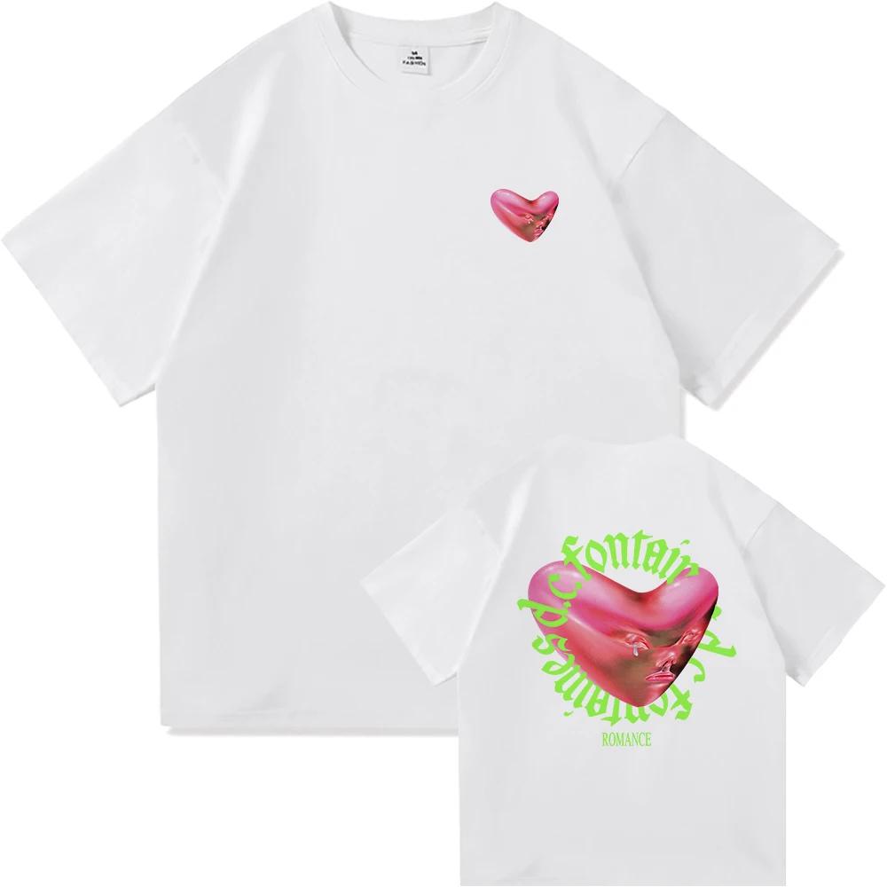 ZX TEE 2025 Fontaines D C Romance T Shirt in The Modern World Men women Clothing Harajuku T-Shirt Unisex High Quality Tops Tees Shirts
