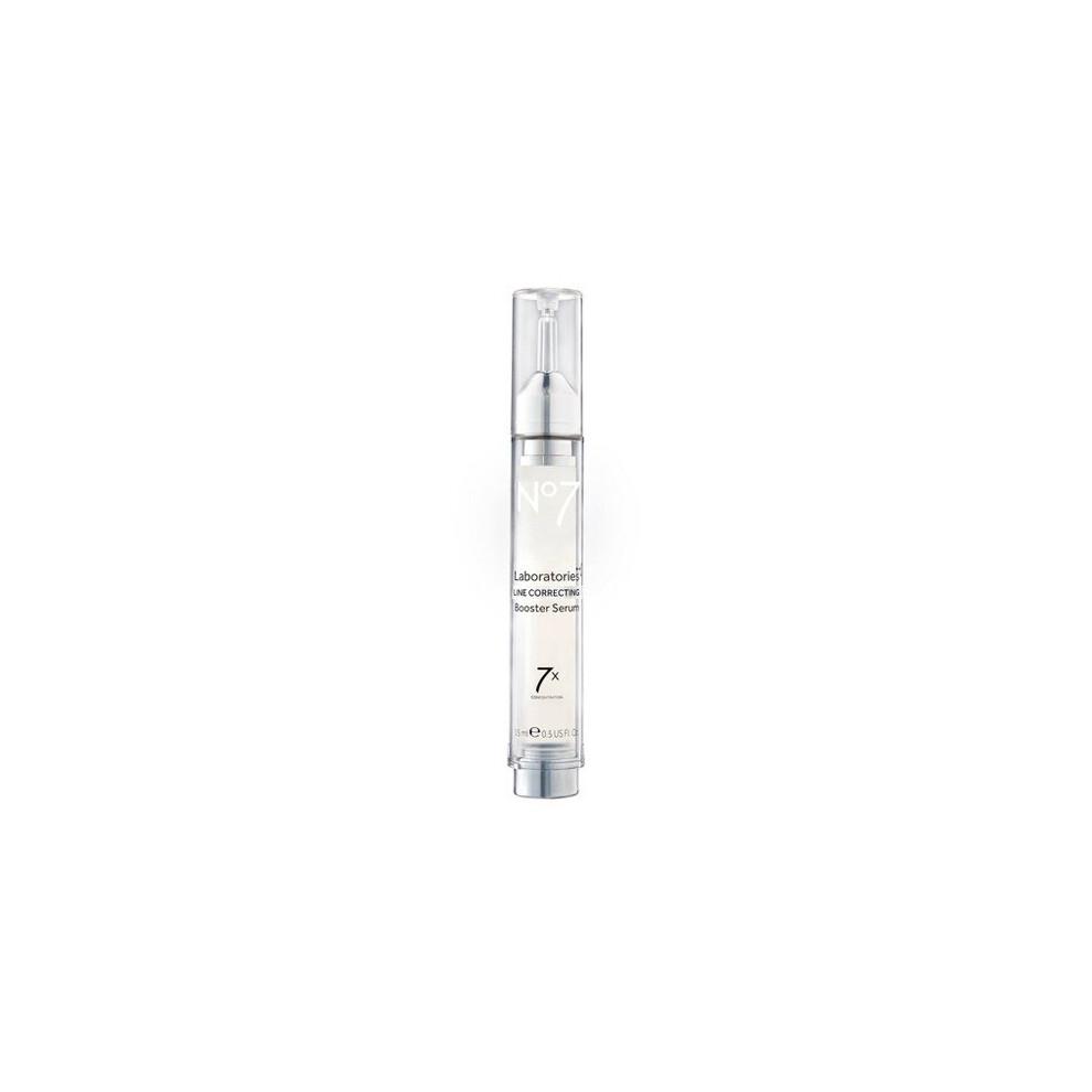 No7 Laboratories Line Correcting Booster Serum Starkes Kollagenpeptid-Serum fr feine Linien und Falten Feuchtigkeitsspendende Formel fr all