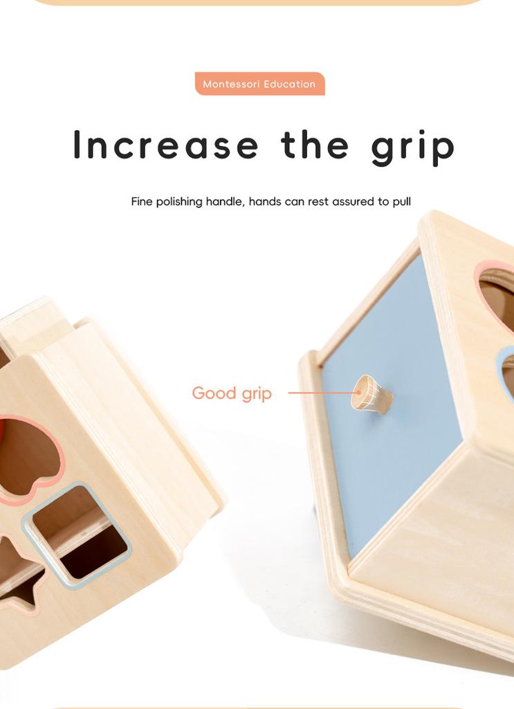 CE Montessori coin box baby fine movement color classification shape CPC teaching aids early education educational toys