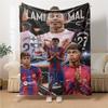 Lamine Yamals Jersey Number Flannel blanket, soft and warm, suitable for beds and sofas, all seasons, portable travel blanket. 073053