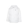Neo Jacket DW1 Plain Print Small Logo Zip-Up Long Sleeve Down Women Outerwear White HN2441