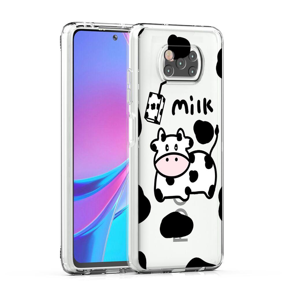 Cute Cow Print Fundas Phone Case For Xiaomi Mi 12T 10 12 Lite 11 Ultra 11X 11T Pro 11i Poco X4 X3 NFC F3 F4 M3 M4 Clear Cover