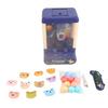 Kids Claw Machine Improve Eye Hand Coordination Interactive 10 Dolls and 10 Capsules Doll Grabber