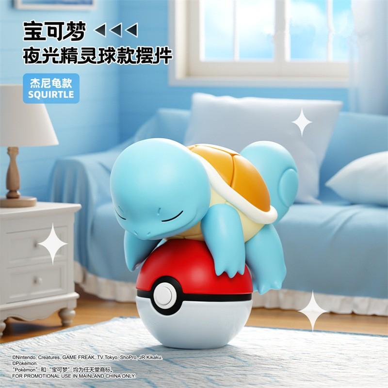 Authentic Pok é mon PokeBall One Piece Lying Doll Handmade Pikachu CHARMANDER Doll Model Ornament Children's Toy Christmas Gift