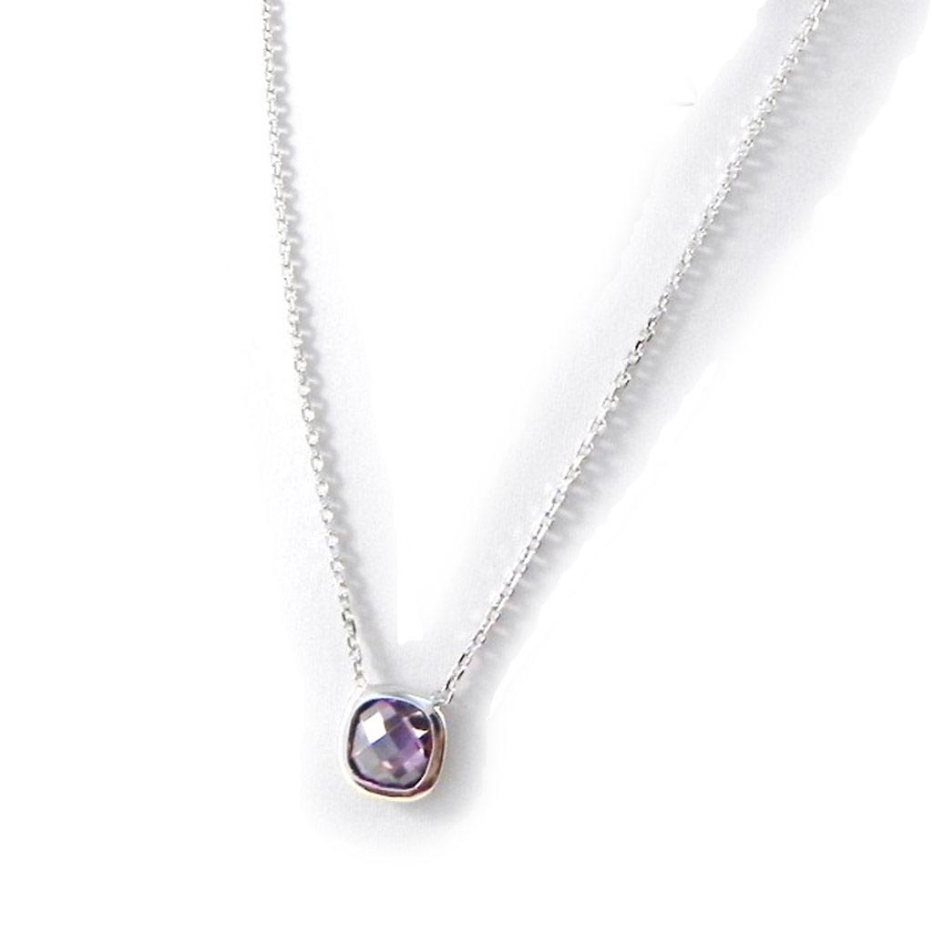 Les Trésors De Lily [E9834] - Серебряное ожерелье «Линда» с аметистом