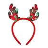 Рождественский головной убор, интересные декоративные аксессуары для волос, рождественская лента с рогами Санта-Лося для детей и взрослых, повязка для волос в подарок