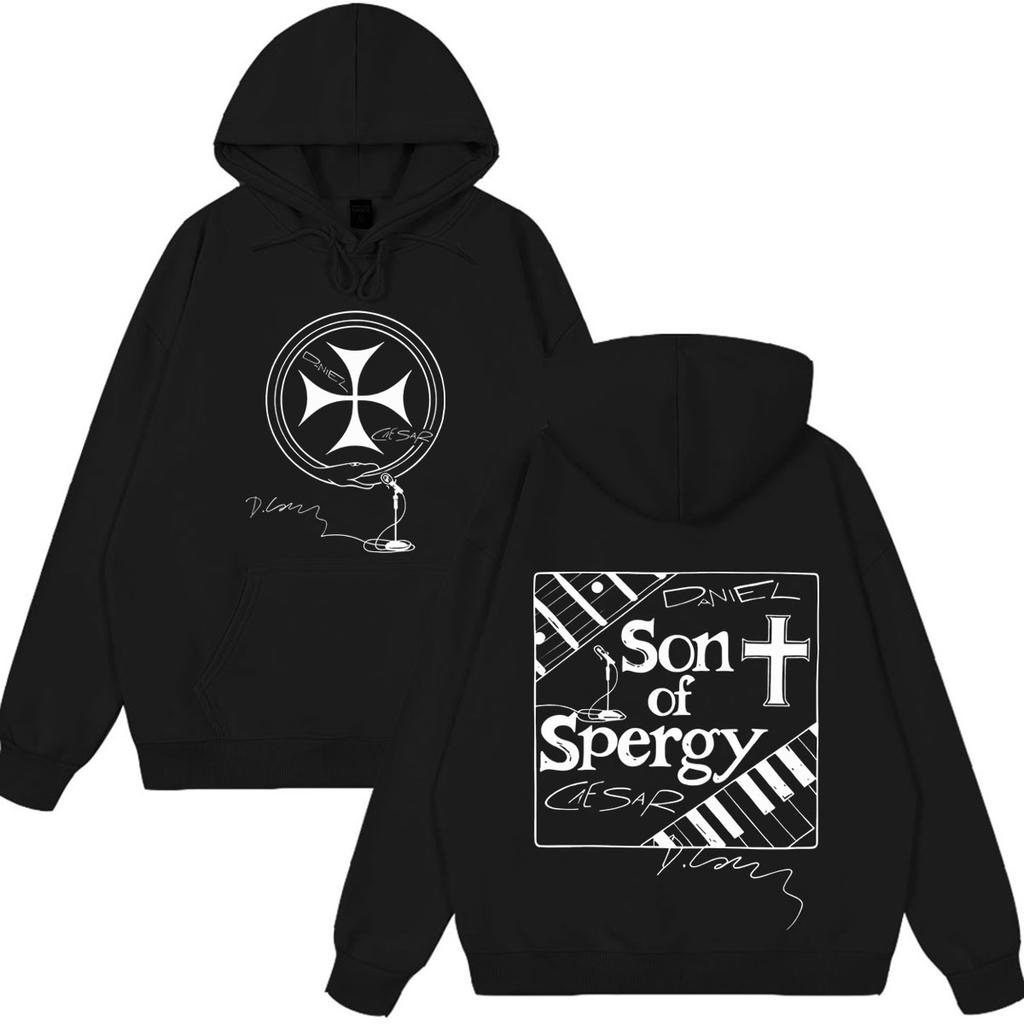 Daniel Caesar Son of Spergy Tour Print Sweatshirt Men Women High Quality Pullover Long Sleeves Harajuku Hoodie