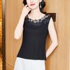 Вышитый кружевом жилет на подтяжках для женской внутренней нижней рубашки на весну Новые топы для маленьких рубашек для верхней одежды