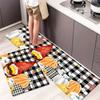 Fall Thanksgiving Pumpkin Gnomes Kitchen Floor Mat Decor Anti-slip Hallway Balcony Rugs Living Room Carpet Bedroom Doormat