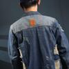 Xintang Men's Ripped Denim Jacket - 2025 Spring/Autumn High Street Workwear Trend