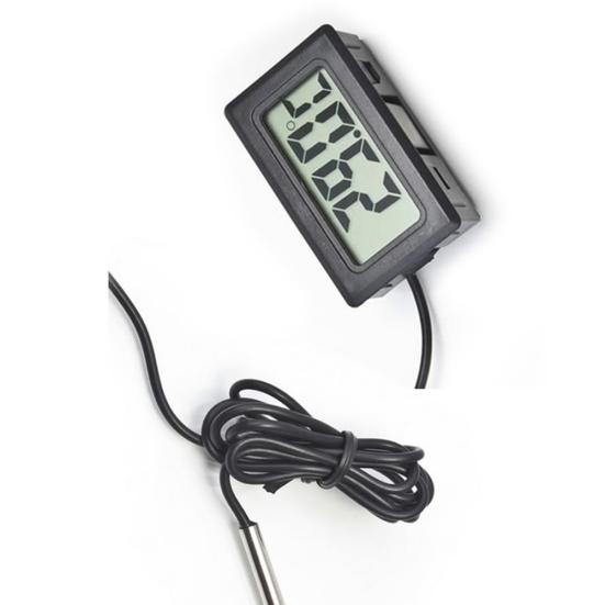 ЖК-цифровой термометр, датчик температуры воды в аквариуме с водонепроницаемым зондом