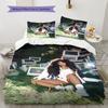 SZA Pattern Bedding Quilt Set Quilt Cover Pillowcase Home Decoration Birthday Gift (1 * duvet cover + 2 * pillowcase, without core)