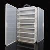 21 X 11.5 X 3.6cm Double Side 14 Compartments Fishing Lure Box