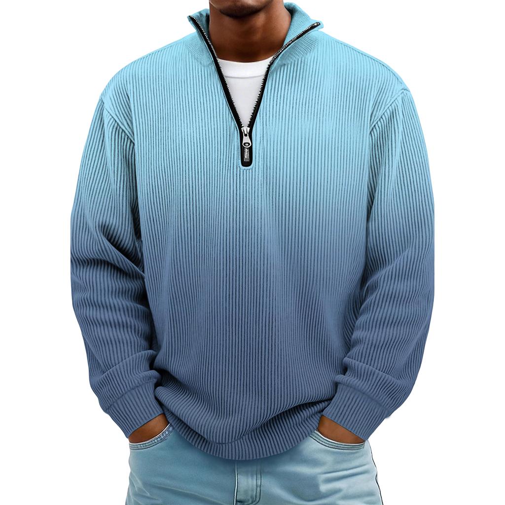 Мужская толстовка с капюшоном на молнии 1/4