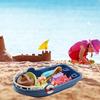 1 Set Safe Seven-piece Entertainment Smooth Edge Infant Beach Toy Baby Sandboxes Toddlers Gift Castle Building Kit