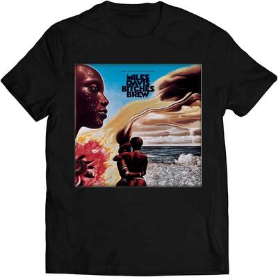 Унисекс футболка с коротким рукавом, вдохновленная Miles Davis Bitches Brew, полные размеры S-3XL