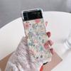 Милый красочный цветок птица узор прозрачный жесткий чехол для телефона для Samsung Galaxy Z Flip 3 5g задняя крышка