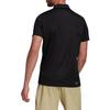 Adidas Сплошная цветная теннисная рубашка-поло, мужские топы, черные HC2716