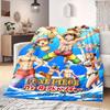 ONE PIECE Print Blanket Warm Comfortable Flannel Blanket Suitable for Bedrooms,Sofas, Beds,Chairs,Travel -QIAO75