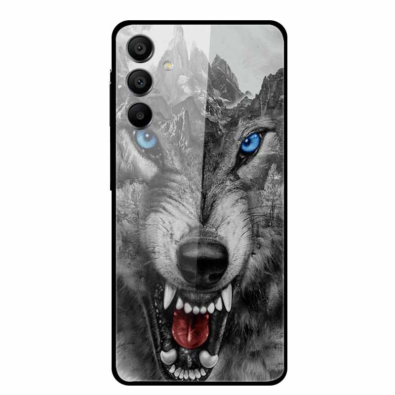 Закаленное Стекло Чехол для Samsung Galaxy A16 5G Задняя Крышка Жесткий Чехол для SamsungA16 Чехол для Телефона Fundas Крутой Защитный Милый Бампер