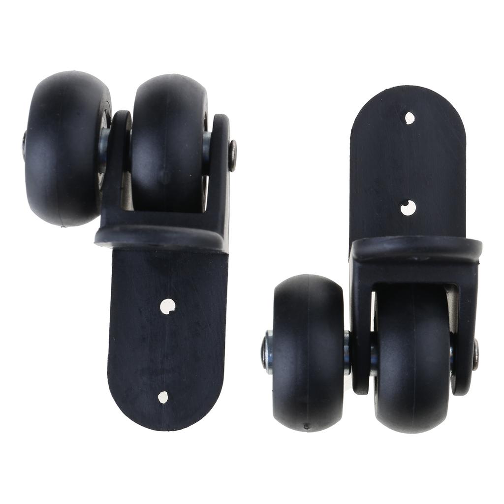 1 пара надежных колес для чемодана, запасные ролики для багажа, аксессуары, замените колеса на вашей сумке, простая установка