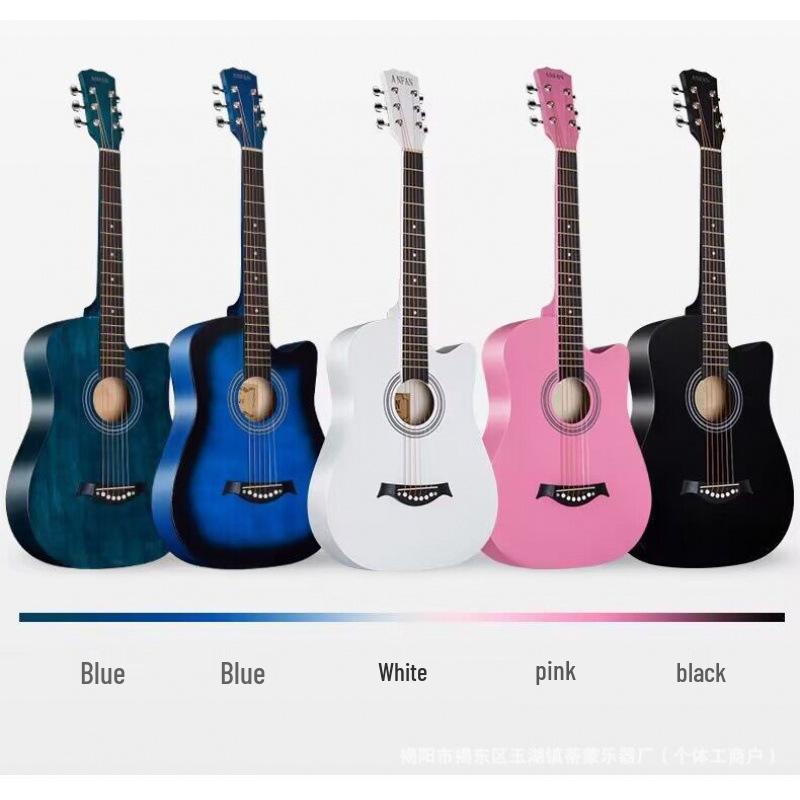 Начинающая акустическая гитара - Большое количество Липовое дерево Практический инструмент