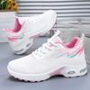 Women's Breathable Sports Shoes Plus-size Casual Shoes Lace-up Air-cushioned Running Shoes