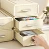 Stackable Desktop Drawer Organizer Large Capacity Stationery Organizer Desktop Storage Box  Kitchen