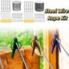 PVC Coated Stainless Steel Cable Rope Heavy Duty Wire Fence Roll Kits  Clothesline