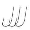 50Pcs/Box Sharp For Fishing 1#-8# Long Handle Offset Narrow Bait Hook Long Shank Hooks Double Barbed