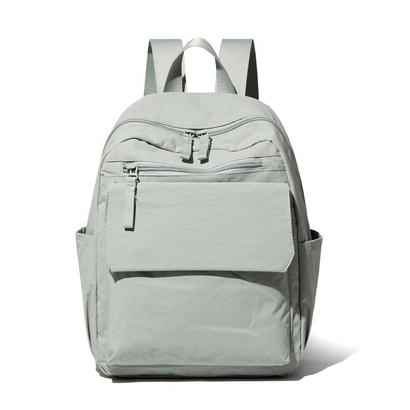 Мужской многофункциональный рюкзак, женская однотонная сумка через плечо, нейлоновый школьный ранец