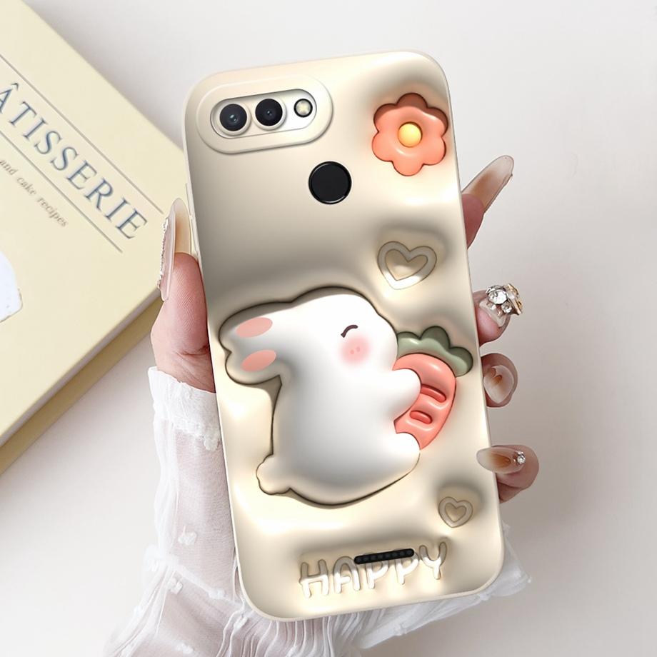 Для Xiaomi Redmi 6 6A Чехол Мягкий Матовый Силиконовый Capa Готический Стиль Мультяшный Панда Цветок Задняя Крышка Для Redmi6 Redmi6a Coque Funda