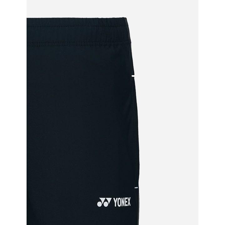 YONEX 241Ph005M Черный/Бирюзовый Мужские Брюки 3/4 с Цветным Акцентом на Прострочке