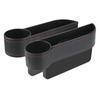Car Organizer Seat Gap Slit Box With Charging Hole Leather Car Seat Gap Storage Box