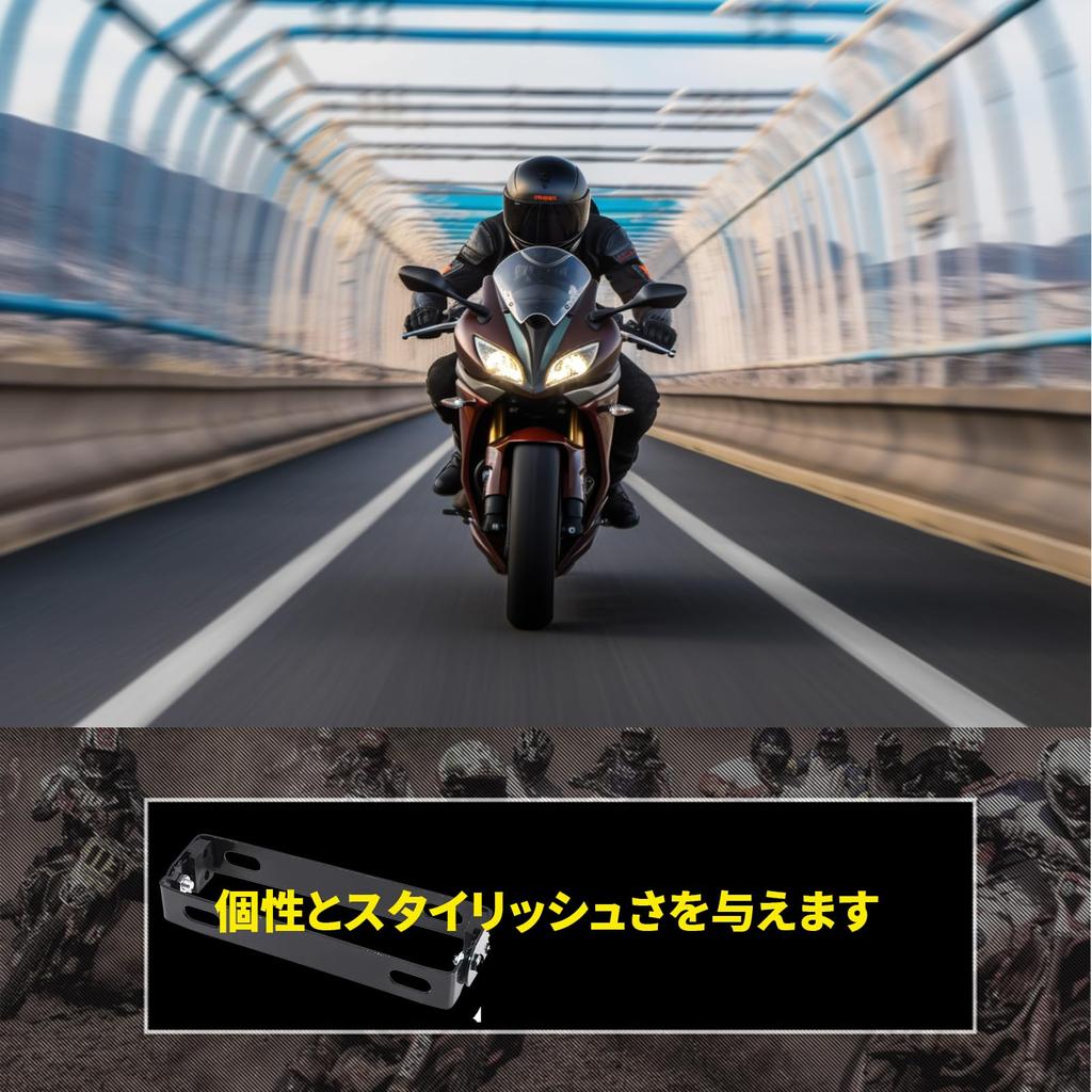 DEVENTORZ Номерной знак мотоцикла Планка номерного знака мотоцикла Кронштейн номерного знака Аксессуар для переоборудования мотоцикла Универсальная подставка для номера 180° A