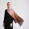 Gradient Viscose Hijab Scarf Woman Muslim Hijab Shawls Lady Fashion Long Wraps Summer Breathable Headband Ethnic Islam Headscarf