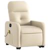 VidaXL Fauteuil Inclinable de Massage Électrique, Chaise de Relaxation avec Dossier et Repose-pied Réglables, Siège de Salon 3206830
