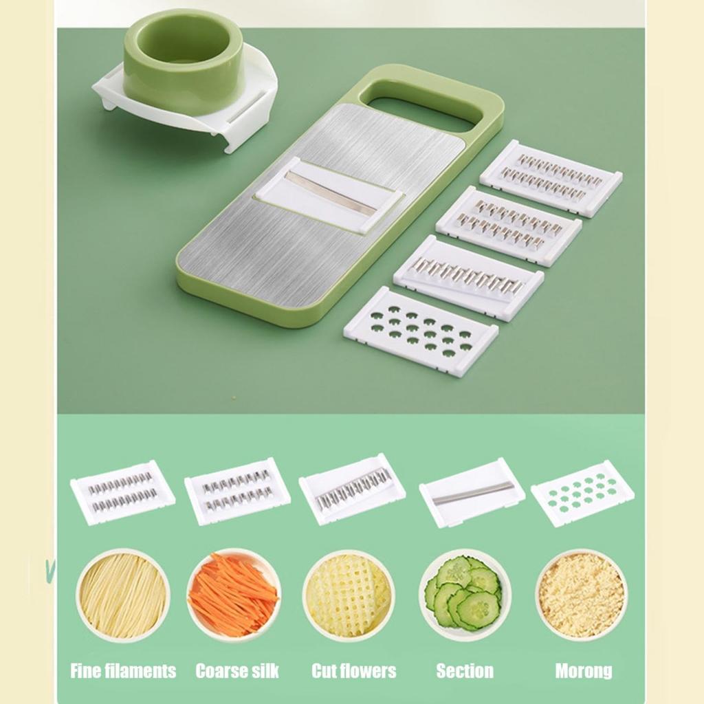 9 In 1 Vegetable Cutter Multi-Functional Potatoes Manually Cut Shred Slicer Grater Kitchenware Acceesories Tools