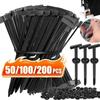 50-200 шт. Нейлоновые стяжки-застежки для автомобильных кабелей с кнопкой-фиксатором, самоблокирующиеся, для ремонта автомобиля, для улицы, аварийного комплекта, для дома и промышленного использования