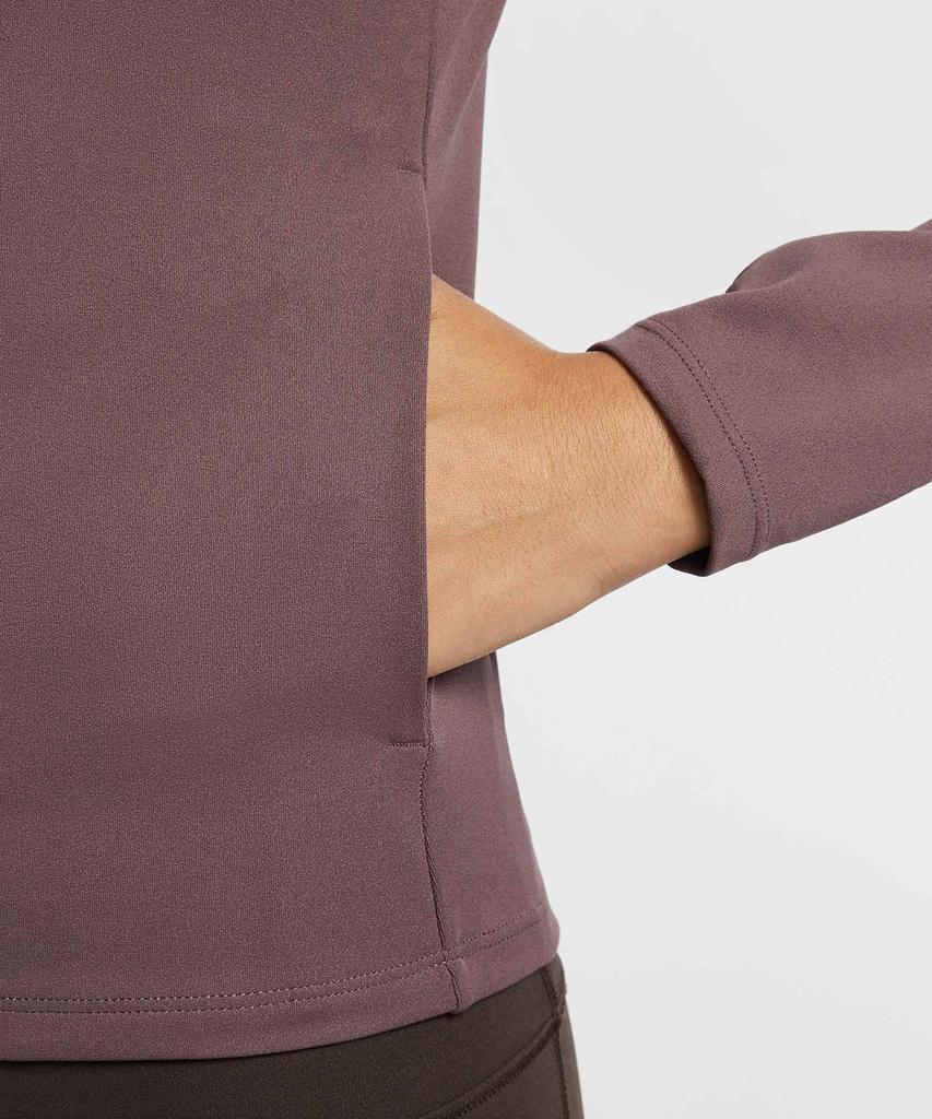 Nike Женская куртка Zenby с молнией и технологией Dri-Fit - Тату:Белый / Ii3928-502