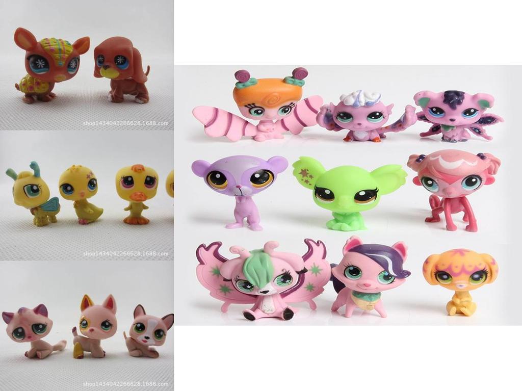 Прекрасный набор мини-кукол Премиум-качества 20 шт. Игрушки-собачки Littlest Pet Shop для детей