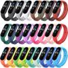 Ремешок для Xiaomi Mi Band 7 6 5 4 3 Браслет на запястье Силиконовый браслет Ремешки для запястья MiBand 3/4 band5 band6 Аксессуары для умных часов 3
